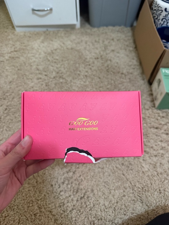 Hair Extensions - Pink Packaging